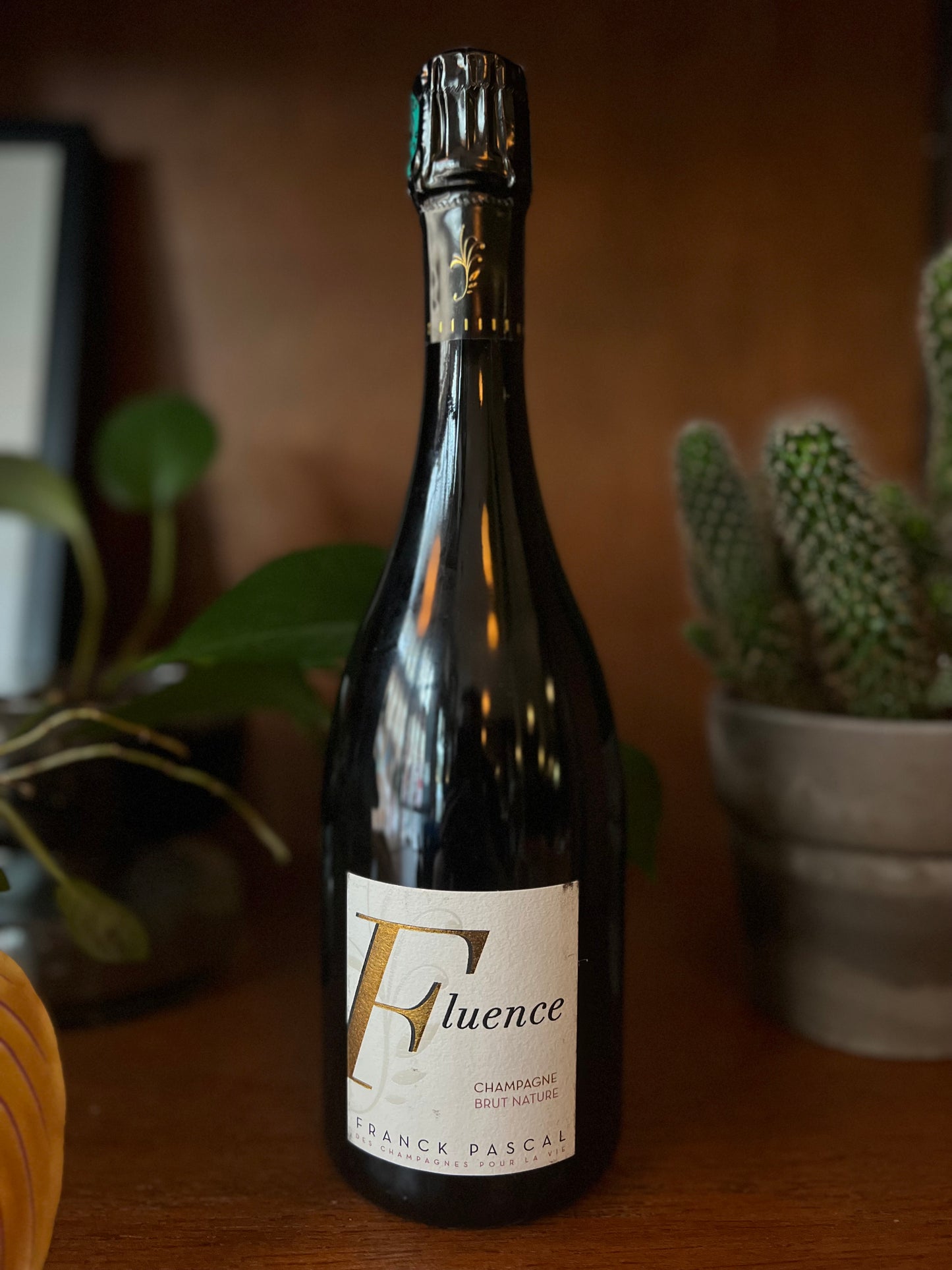NV Chardonnay, Pinot Noir, Pinot Meunier 'Fluence' Franck Pascal, Champagne, France