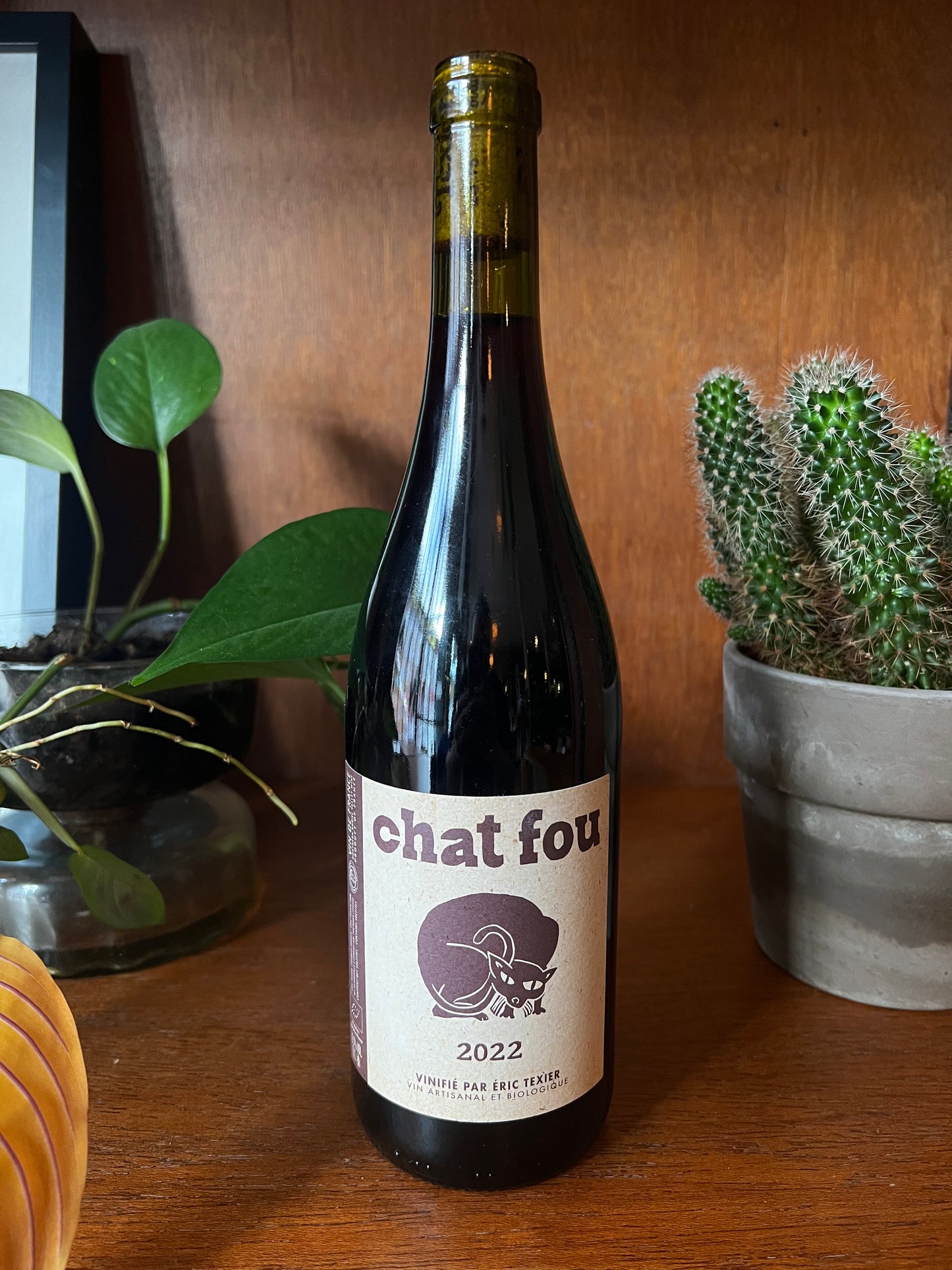 2022 Grenache, Cinsault, Clairette 'Chat Fou' Eric Texier, Northern Rhone, France